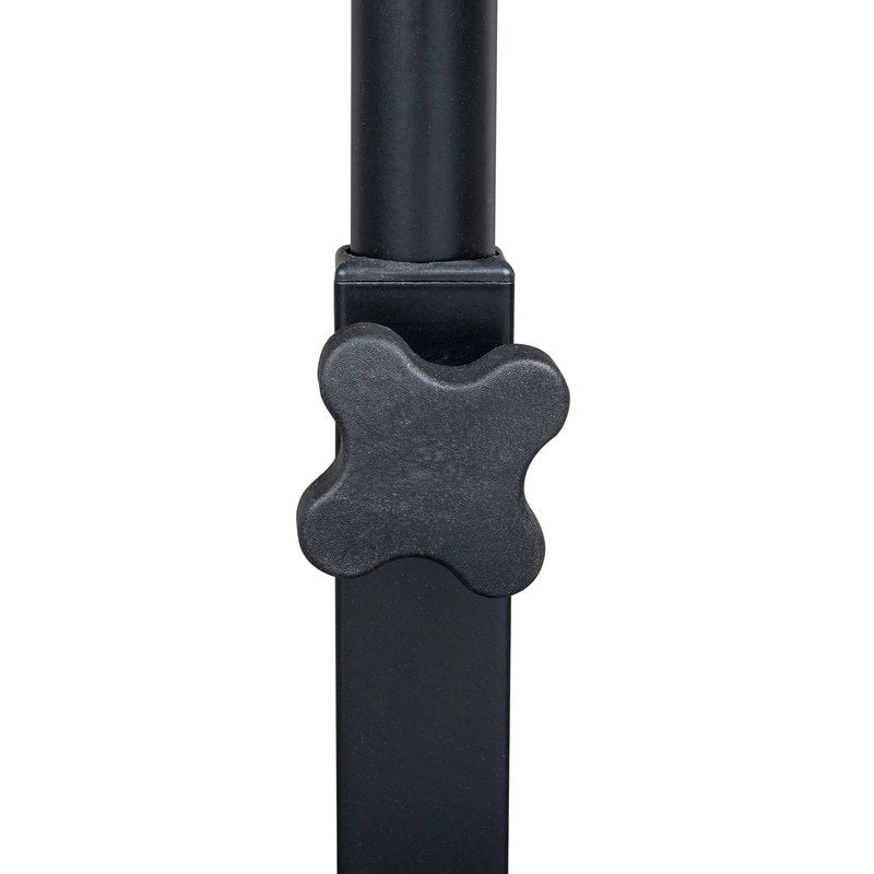 Table d'appoint roulante rétro en aggloméré et acier, réglable en hauteur, avec déflecteur – Simple