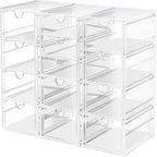 Desk Organizers And Accessories With 13 Drawers - 12.4D x 9.84W x 7H