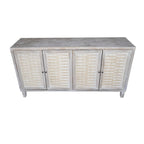 Bahut buffet 4 portes – Bois naturel lavé, simple