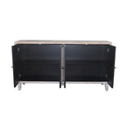 Bahut buffet 4 portes – Bois naturel lavé, simple