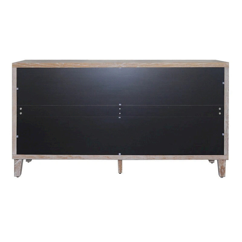 Bahut buffet 4 portes – Bois naturel lavé, simple